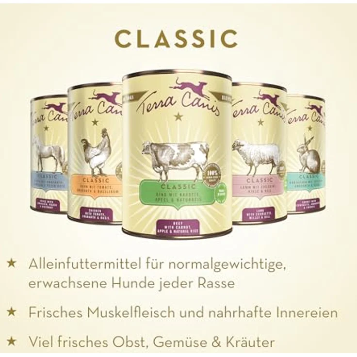 Terra Canis Pute, Brokkoli, Birne & Kartoffel - Classic Nassfutter, 12x200g, 100% Lebensmittelqualität, allergen- & getreidearm, glutenfrei – Bild 2