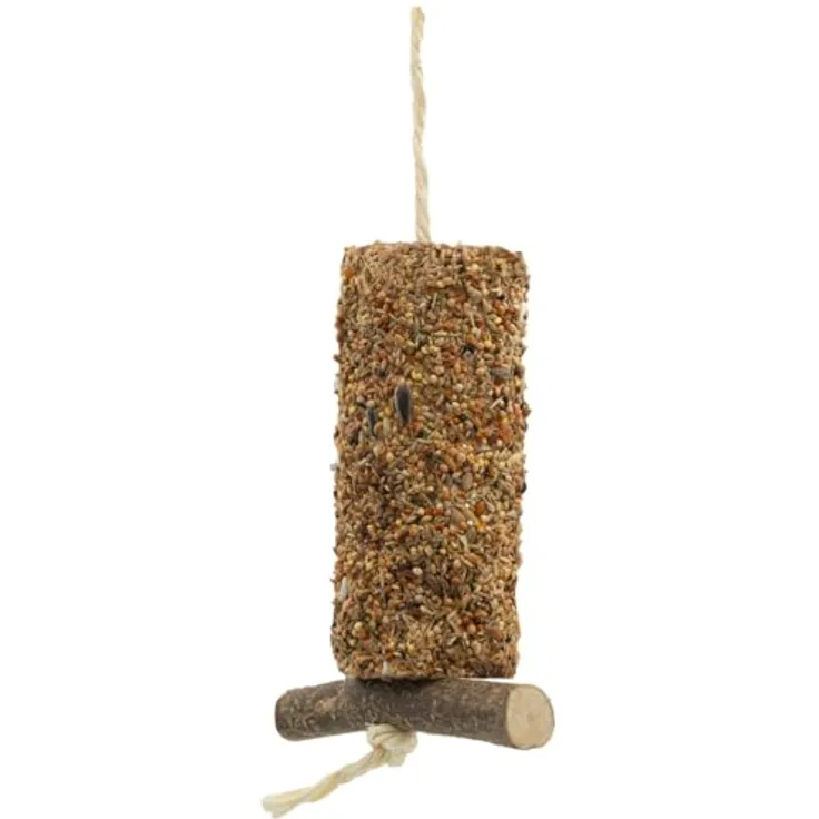 JR FARM Birds Natur Schlemmer-Schaukel klein 100 g, 100% Naturmaterialien, geeignet zum Schnabelabwetzen, gentechnikfrei