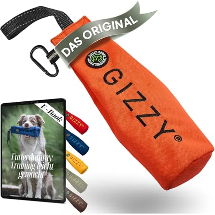 GIZZY® Futterdummy Hunde, robuster Futterbeutel für alle Rassen, strapazierfähiges TUFFTEX, Schnelles Belohnungssystem