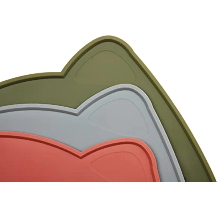 OHMO Napfunterlage Erythrinus 52x30cm, rutschfeste Silikon-Futterunterlage für kleine Hunde und Katzen, wasserdicht und leicht zu reinigen – Bild 5