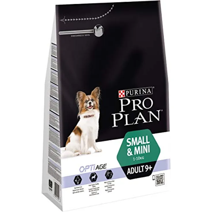 Pro Plan Small und Mini Adult Age Defence 9+, Trockenfutter für ältere Hunde, reich an Huhn, 3 kg