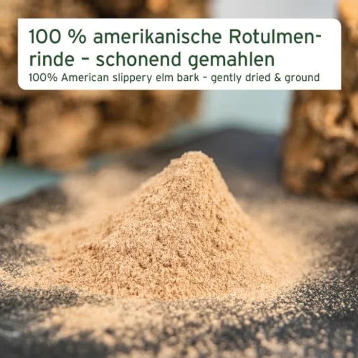 AniForte Ulmenrinde Pulver 100 g, 100% amerikanische Rotulmenrinde zur Unterstützung von Magen und Darm bei Hund und Katze – Bild 3