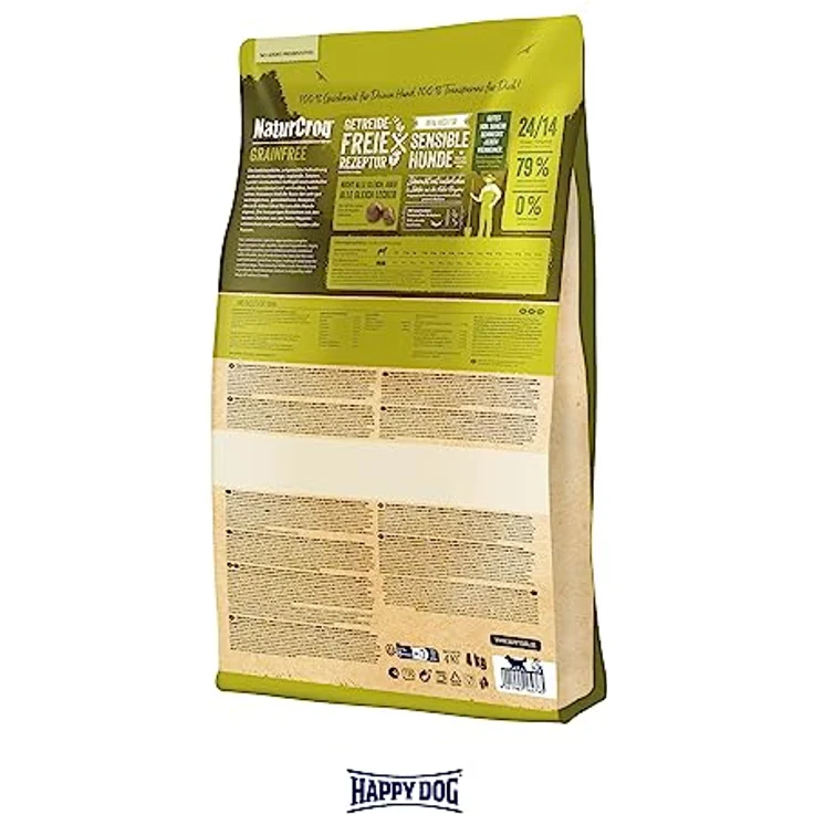 Happy Dog Premium NaturCroq Grainfree, 4 kg Trockenfutter für Hunde, getreidefrei, ohne Zuckerzusatz, mit heimischen Kräutern – Bild 5