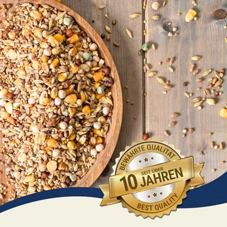 Lyra Pet® Taubenfutter Standardmischung, 10 kg, Vollwertiges Basisfutter für Jung- & Altvögel, mit lebensnotwendigen Mineralien und Spurenelementen, energiespendende Zutaten – Bild 4