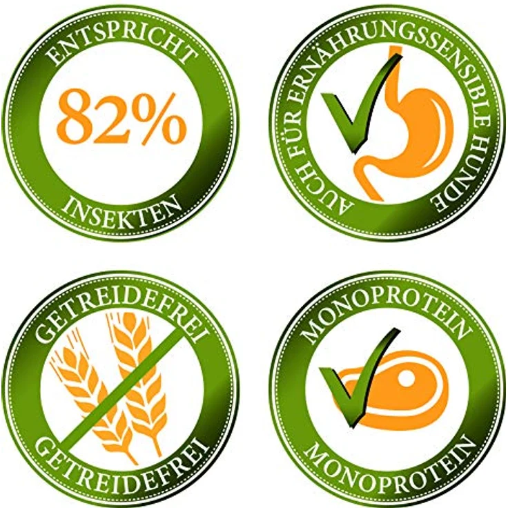 Bellfor Landgut-Schmaus Hypoallergenes Trockenfutter mit Insekten, 2,5 kg - Getreidefrei, reich an natürlichen Vitaminen und Antioxidantien – Bild 3