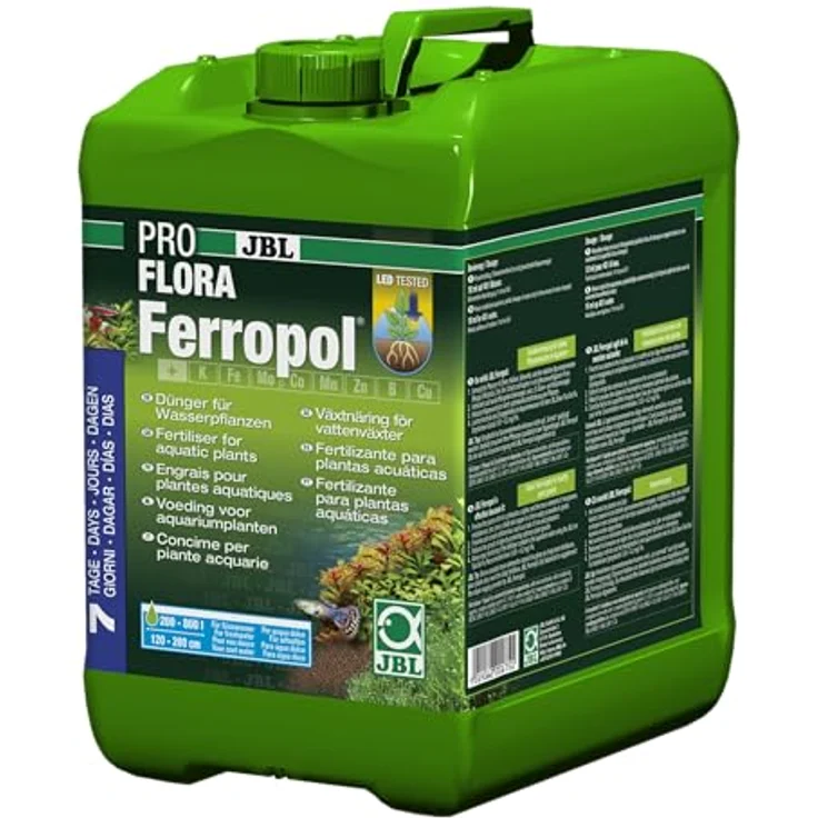 JBL Proflora Ferropol, 5000 ml Pflanzendünger für Süßwasser-Aquarien, optimale Eisen- und Mineralstoffversorgung für gesundes Pflanzenwachstum – Bild 2