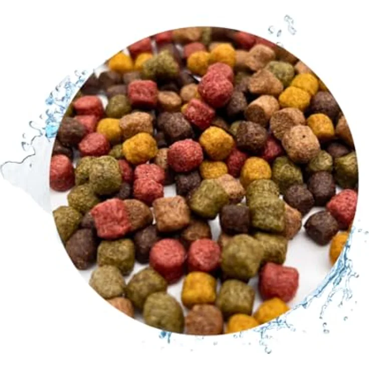 Warnick's Koifutter 10-Sorten-Mix, 6 mm für Koi, Goldfisch, Wels & Garnele, 5 kg - Stärkt Farben & Immunsystem