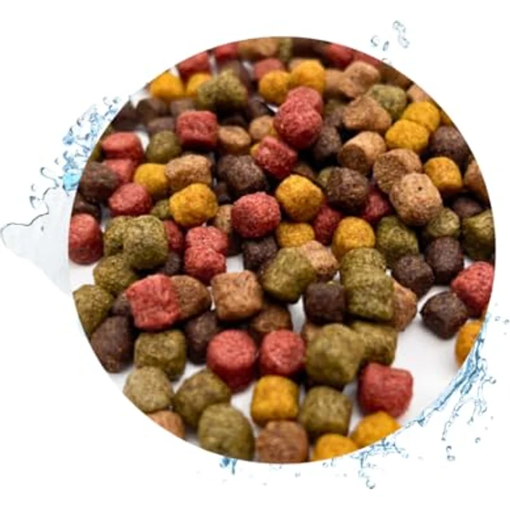 Warnick's Koifutter 10-Sorten-Mix, 6 mm für Koi, Goldfisch, Wels & Garnele, 5 kg - Stärkt Farben & Immunsystem – Bild 1