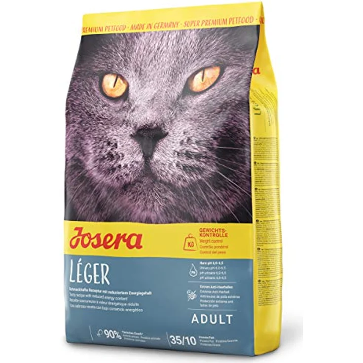 Josera Léger, Katzen-Trockenfutter mit zartem Geflügel, 400g, ohne Konservierungsmittel – Bild 1