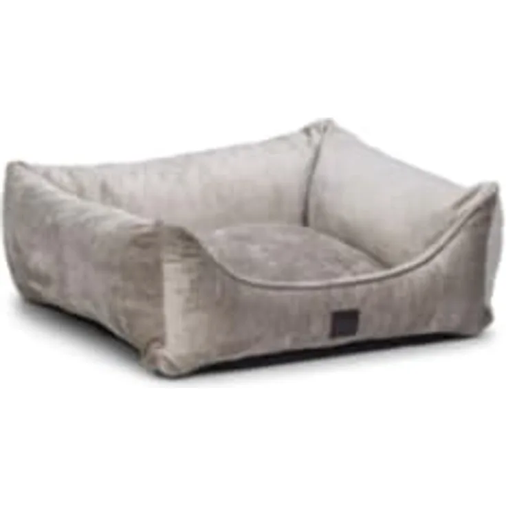 Designed by Lotte Soft Essence Orthopädisches Hundebett, Samtstoff, rutschfest, abnehmbarer Bezug, waschbar, ideal für ältere Hunde