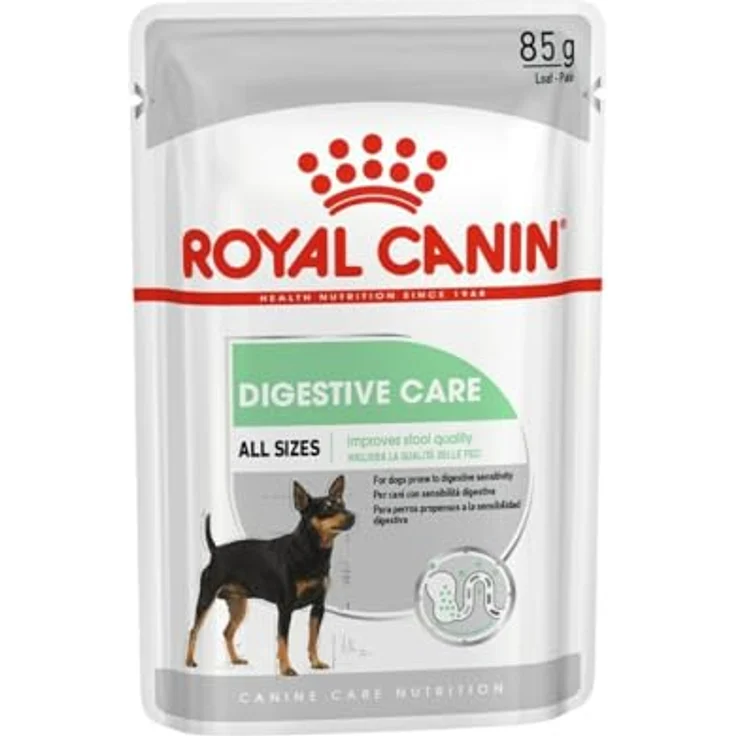 Royal Canin Digestive Care, Nassfutter für Hunde mit empfindlicher Verdauung, 12x85g, ausgewogene Rezeptur zur Unterstützung der Darmflora – Bild 2