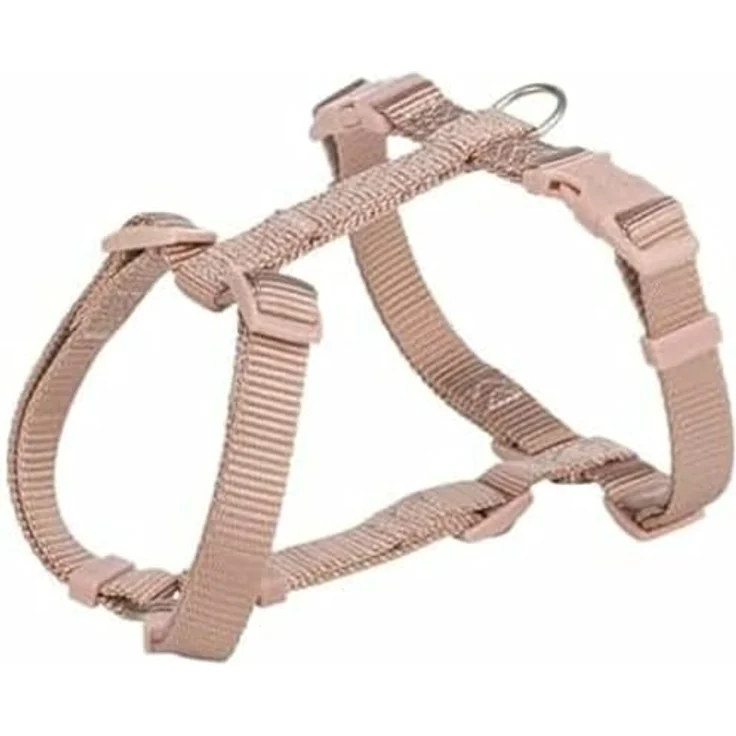 Trixie Hundegeschirr Premium H-Rig, belastbar und komfortabel, Blush pink – Bild 1