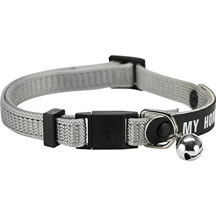 TRIXIE Katzen-Halsband Katzenhalsband mit Adresslasche, Nylon, diverse Farben – Bild 5