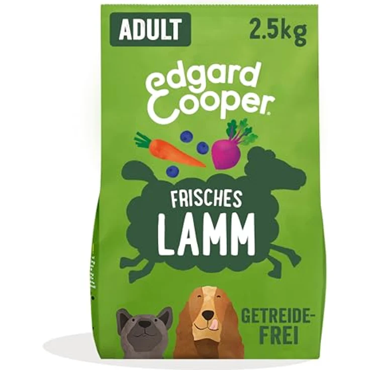 Edgard & Cooper Hundefutter, Trockenfutter für Hunde (Lamm, 2.5kg), Getreidefrei, natürliche Zutaten, hypoallergen und proteinreich – Bild 1