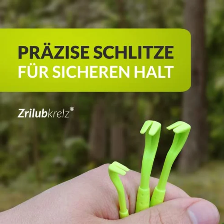 Zrilubkrelz® Zeckenzange Zeckenhaken, 3er Set aus Premium Hartplastik, sicherer und schneller Zeckenentferner für Hund, Katze, Pferd – Bild 3