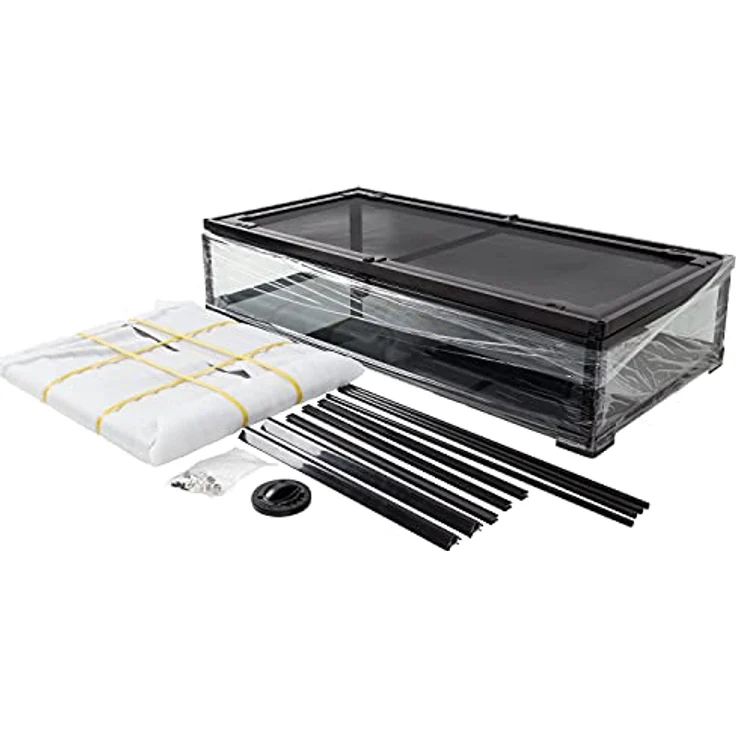 REPTI Zoo Terrarium 90 x 45 x 60 cm, Glas-Terrarium mit Schwenktüre und einzigartiger Frontventilation – Bild 3