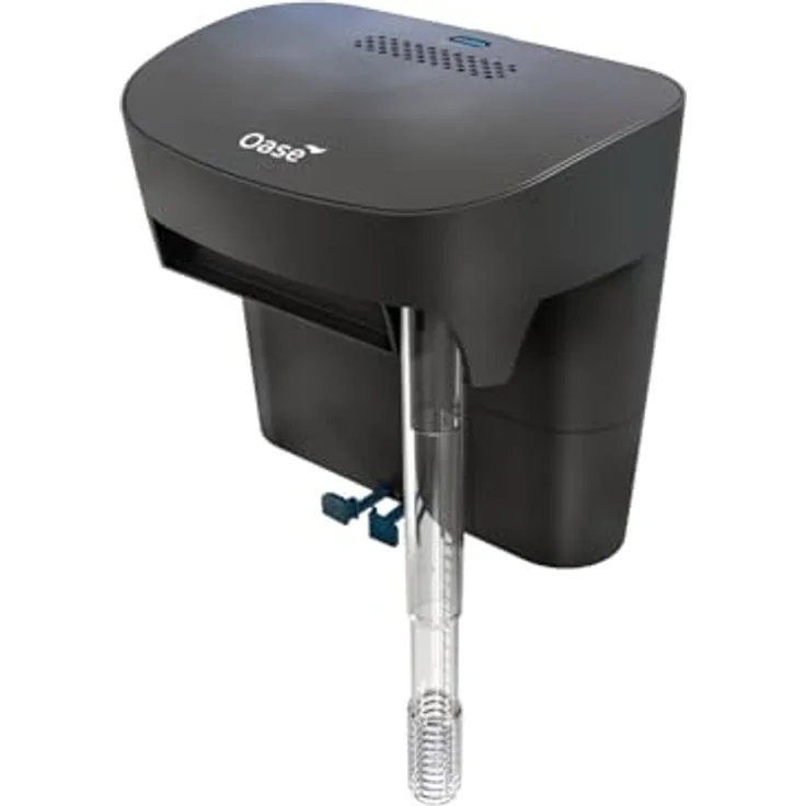 OASE 84080 BioStyle 115, Aquarium Hang on Außenfilter mit zweistufiger Filtration, flexibel und leise, für Süß- und Meerwasser bis 115 L, grau
