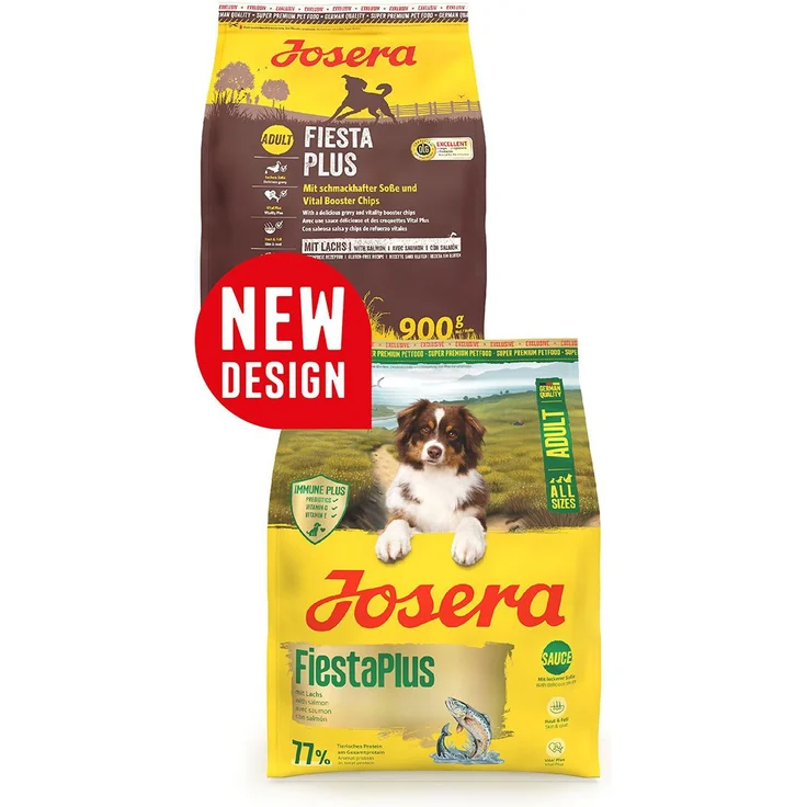 Josera All Sizes Adult FiestaPlus, glutenfreies Hunde-Trockenfutter mit Vitaminen, 12,5 kg – Bild 1