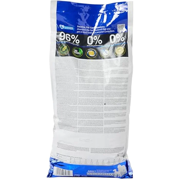 Farmina N&D Ocean Adult Medium Pellets Hundefutter, Trockenfutter mit Lachs, Kabeljau und Melone, 12 kg, reich an Vitaminen und natürlichen Antioxidantien – Bild 2