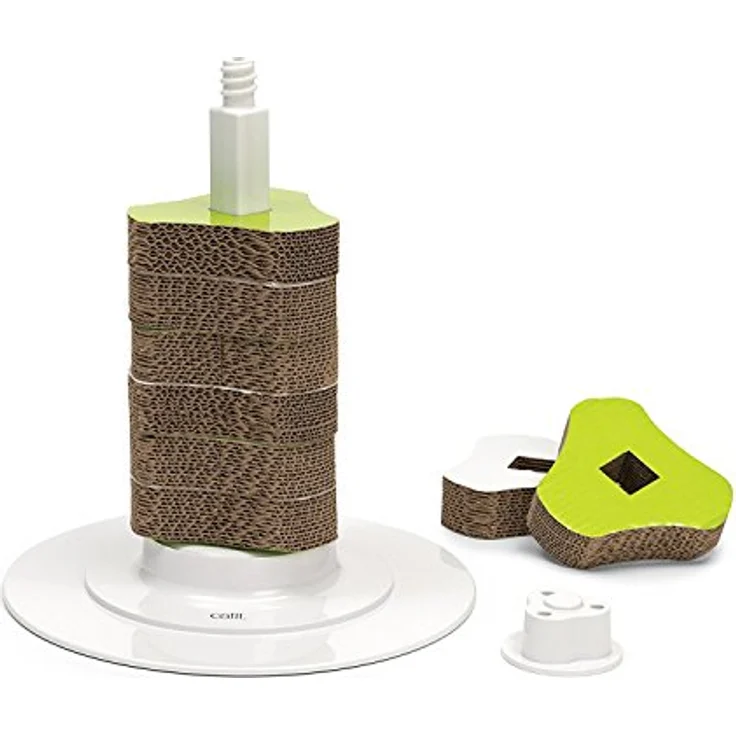 Catit Fummelbrett Senses 2.0 Scratcher Kratzbaum aus Pappe, robuste Spitze und 8 geriffelte Pappelemente – Bild 3