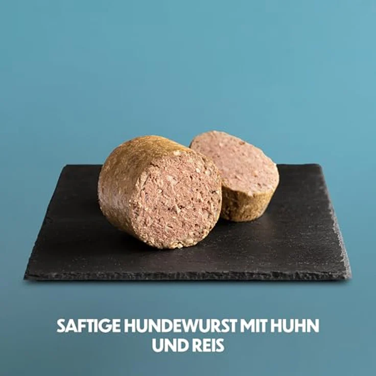 PrimaDog Hundewurst mit Huhn & Reis, weizenfrei und schnittfest, 800 g, nahrhaft für ausgewachsene Hunde – Bild 3