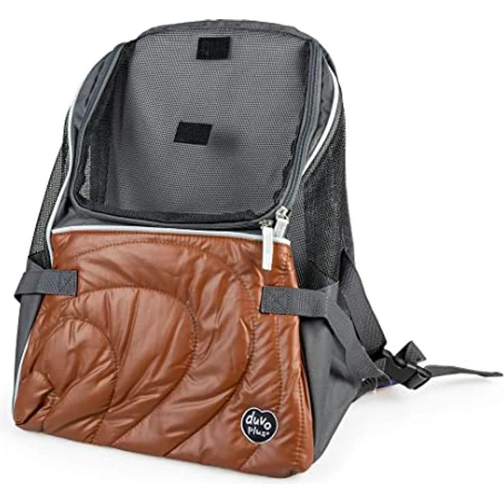 Duvoplus Paris Backpack 34 x 21 x 39,5 cm, Karamell - Hunde-Transportboxen – Bild 1
