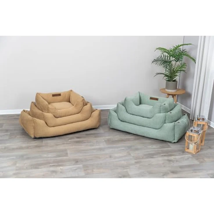 TRIXIE Tierbett Bett Marley salbei für Katzen, rutschfester Boden, waschbar bei 40°C, Canvas – Bild 9