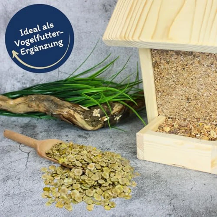 Lyra Pet® Erbsenflocken 25 kg, nährstoffreiches Einzelfutter für Wildvögel, Pferde & Kleinnager, reich an Proteinen, Ballaststoffen & Vitaminen, ganzjährig geeignet – Bild 4