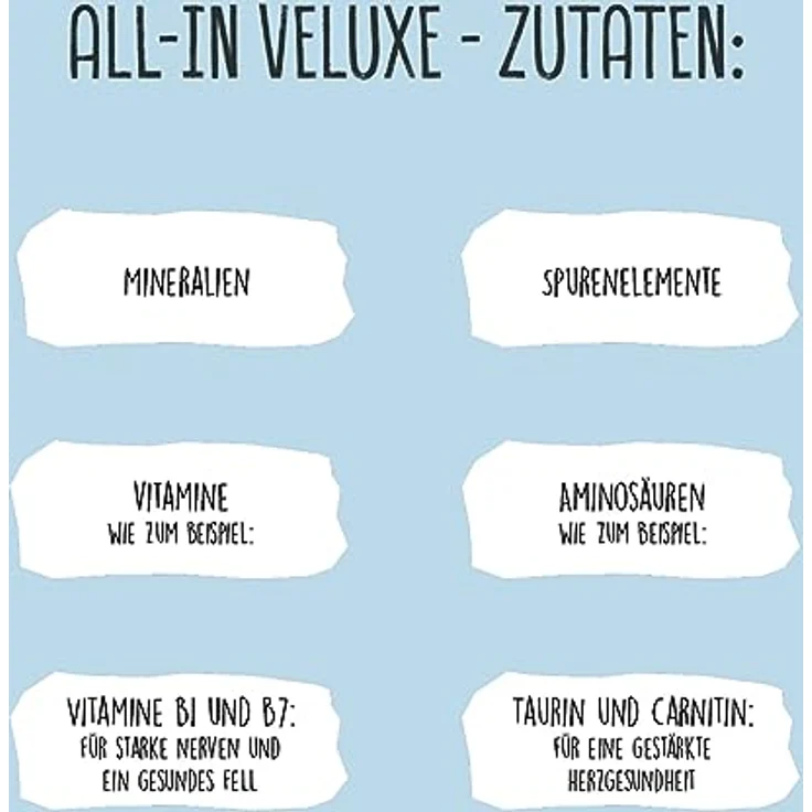 VEGDOG All-In Veluxe hypoallergenes Mineralpulver, 650 g zur Zubereitung pflanzlicher Hundenahrung, ideal für Allergiker – Bild 4