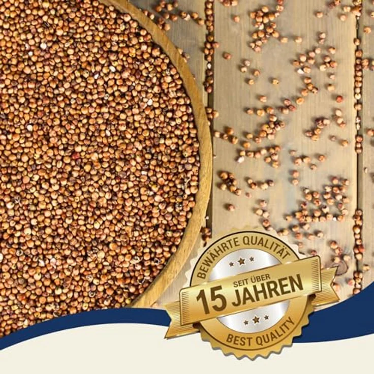 Lyra Pet® 10 kg Milo Sorghum Hirse | Nährstoffreiches Ergänzungsfutter für Vögel und Kleinnager | Reich an Kohlenhydraten und Vitaminen – Bild 4