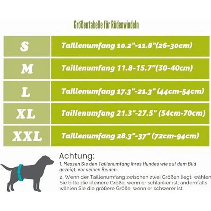 Avont Wiederverwendbare Hundewindeln, 3 Stück Bauchband für Rüden, saugfähiges Design, Schwarz/Braun/Grau – Bild 4