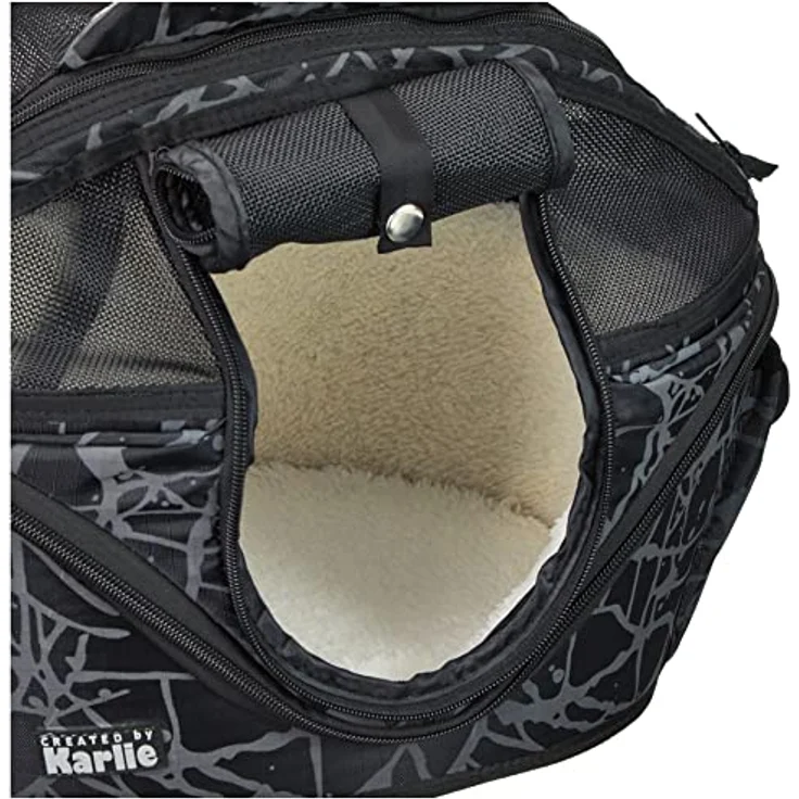 Karlie Shopper de Luxe Nylon schwarz 40x35x30 cm – Bild 4