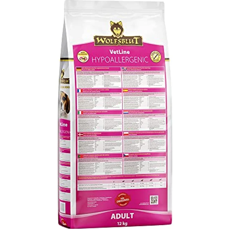 Wolfsblut Adult VetLine Hypoallergenic, Hundefutter mit Pferdefleisch, 12 kg – Bild 2