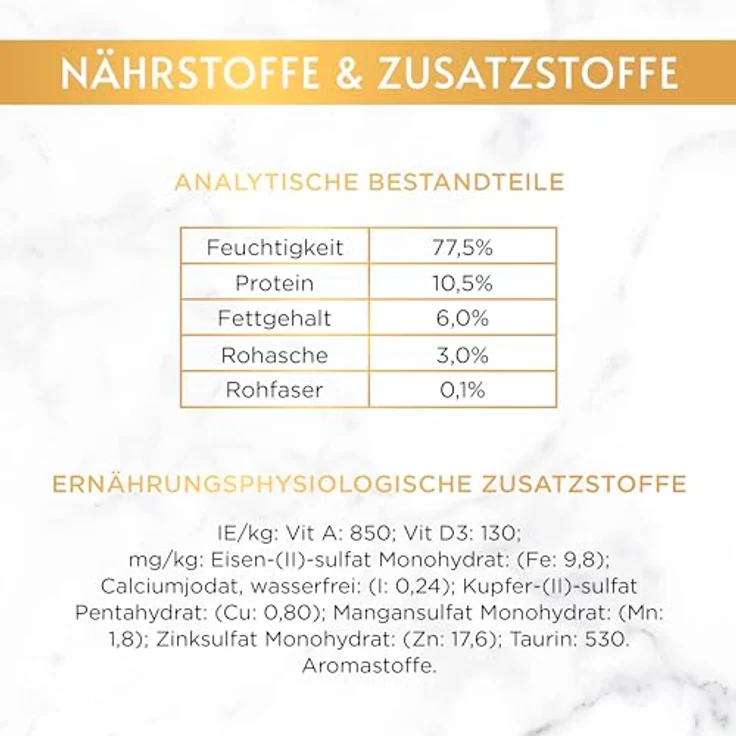 GOURMET Gold Feine Pastete mit Gemüse, Seelachs und Karotten, 12x85g, Alleinfuttermittel für ausgewachsene Katzen – Bild 8