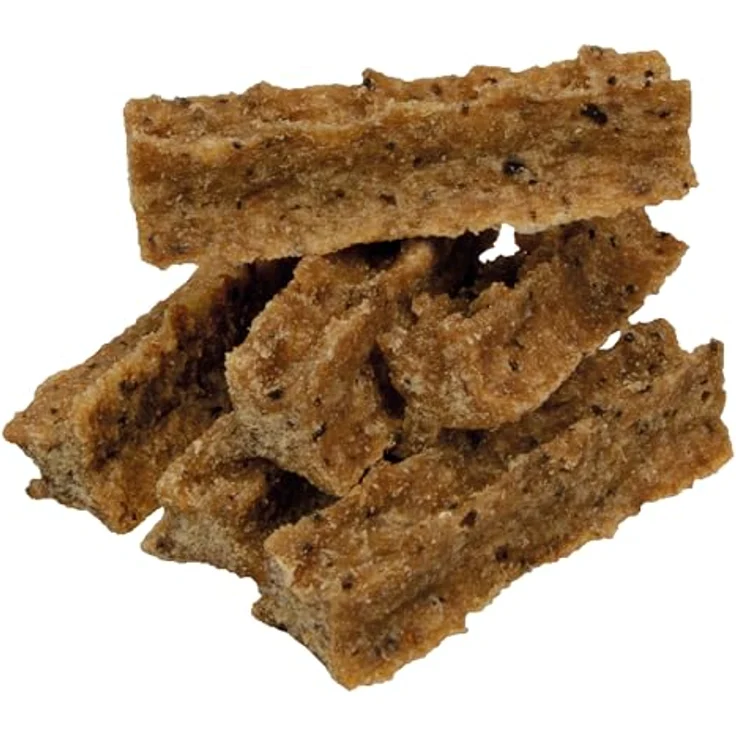 Schecker Fischfinger Lachs, Hundesnack aus 99% Fisch und 1% Meeresalgen, 100g – Bild 3