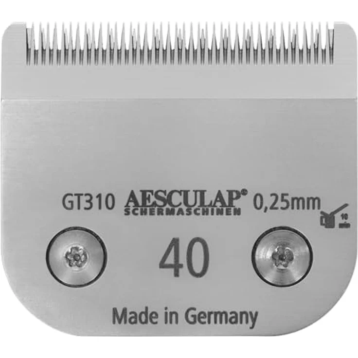 KERBL Aesculap Scherkopf SnapOn – 0,25 mm, Größe 40, Kohlenstoffstahl, Made in Germany – Bild 2