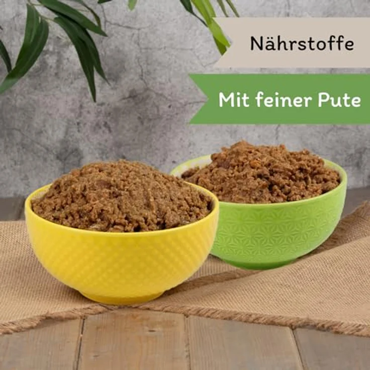 Lyra Pet Balu's Feine Paté, Katzen-Nassfutter reich an Pute, 17 x 100 g, getreidefrei & glutenfrei, hohe Protein- & Mineralstoffanteile – Bild 4