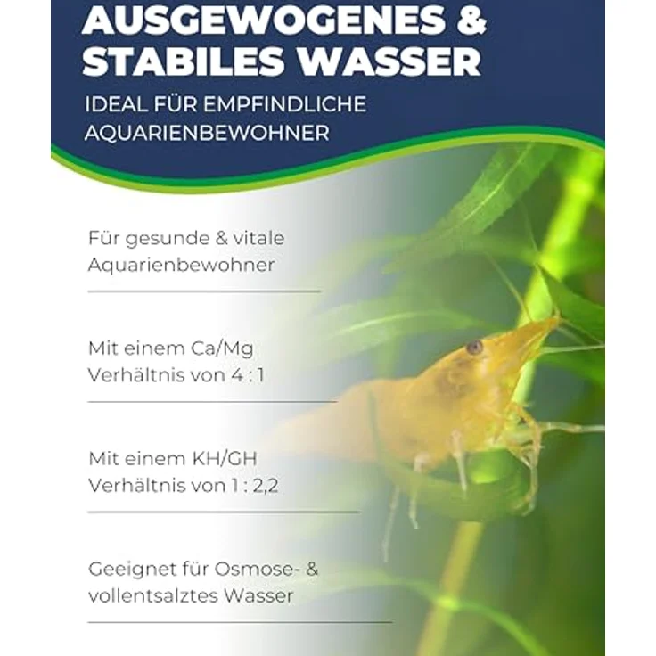 HOBBY Aquaristik Osmo Fit I, 400g Aufhärtungs- und Remineralisierungssalz für Aquarien, geeignet für Osmose- und VE-Wasser, ideale Wasserhärte für empfindliche Fische und Garnelen – Bild 3