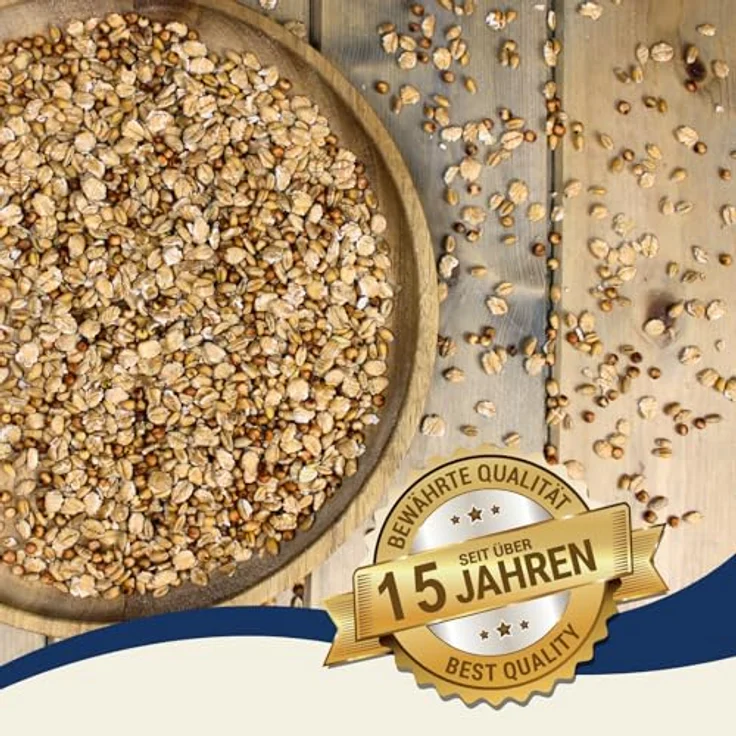 Lyra Pet® Fettfutter Basic 25 kg, Ganzjahres Wildvogelfutter für Wildvögel, kalorienreiches Streufutter, energiereich für Sommer & Winter, ideal für Körnerfresser, naturbelassen und ohne Zusatzstoffe – Bild 3
