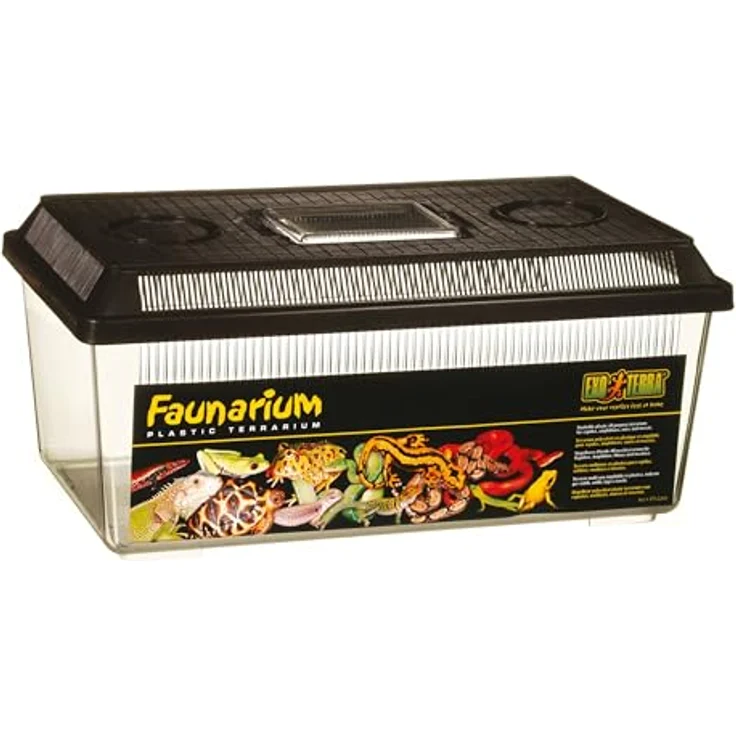 Exo Terra Reptile UVB 200, Terrariumbeleuchtung mit optimalem UVB-Spektrum für Vitamin D3-Photosynthese, ideal für Wüstenreptilien – Bild 1