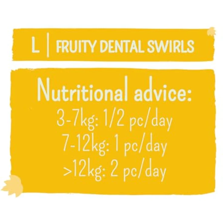 duvoplus DUVO GARDEN BITES FRUITY DENTAL SWIRLS, Veganer Hunde-Snack mit Süßkartoffeln und Früchten, glutenfrei, 270 g (15 Stück) – Bild 3