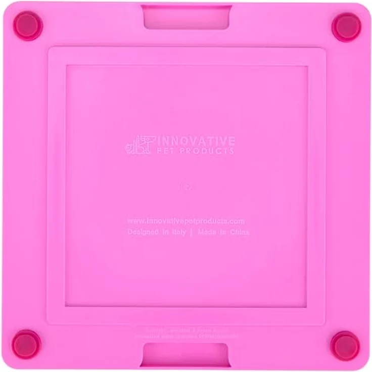 LickiMat Antischlingnapf Soother PRO Tuff, pink, für langsame Fütterung und gesunde Leckereien, spülmaschinen- und mikrowellengeeignet – Bild 3