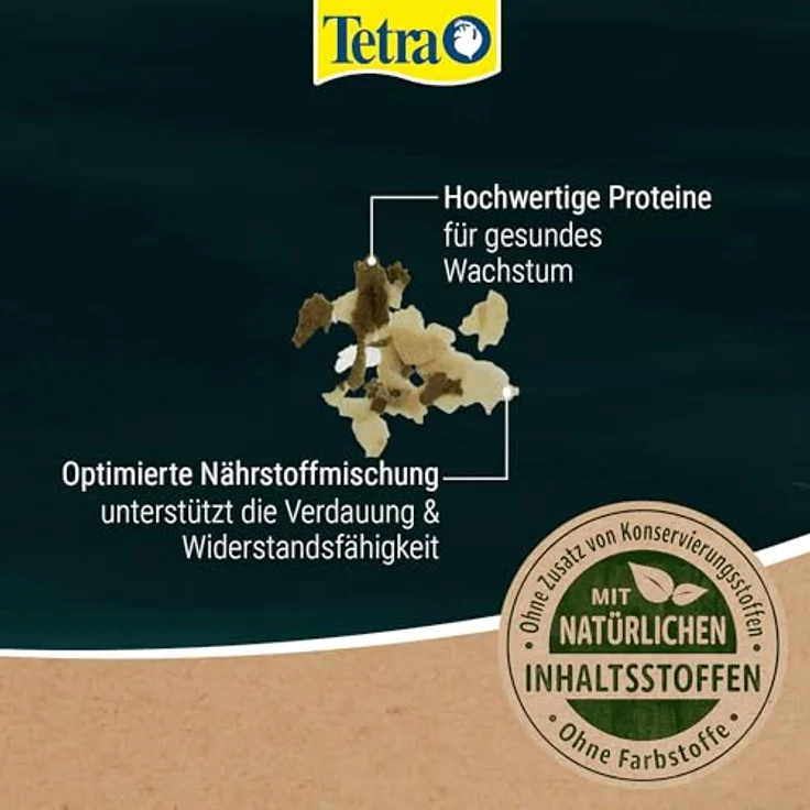 Tetra Pond Flakes 4 l, biologisch ausgewogenes Fischfutter für Teichfische, fördert Wachstum und Wasserqualität – Bild 3