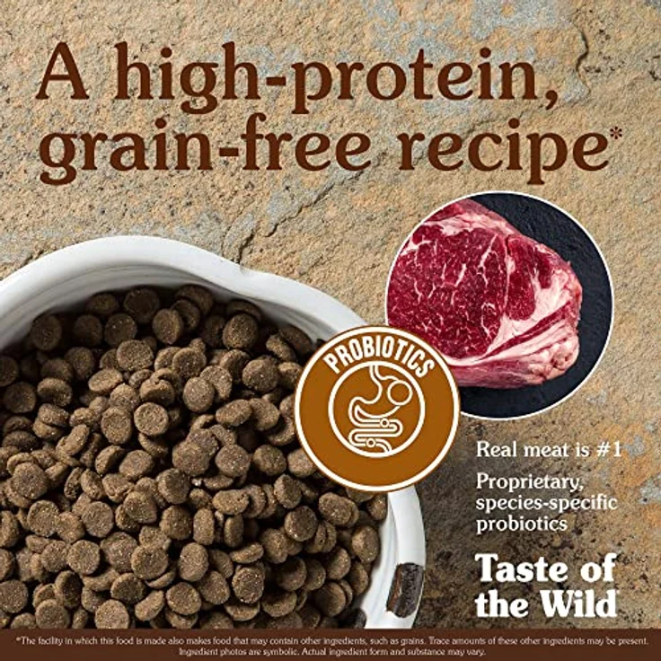 Taste of the Wild High Prairie Puppy, getreidefreies Hunde-Trockenfutter für Welpen, 2 kg – Bild 4