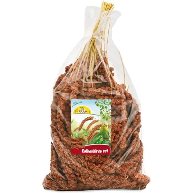 JR FARM Birds Kolbenhirse rot, 1 kg, artgerechtes Vogelfutter aus eigener Herstellung, reich an Nährstoffen – Bild 1