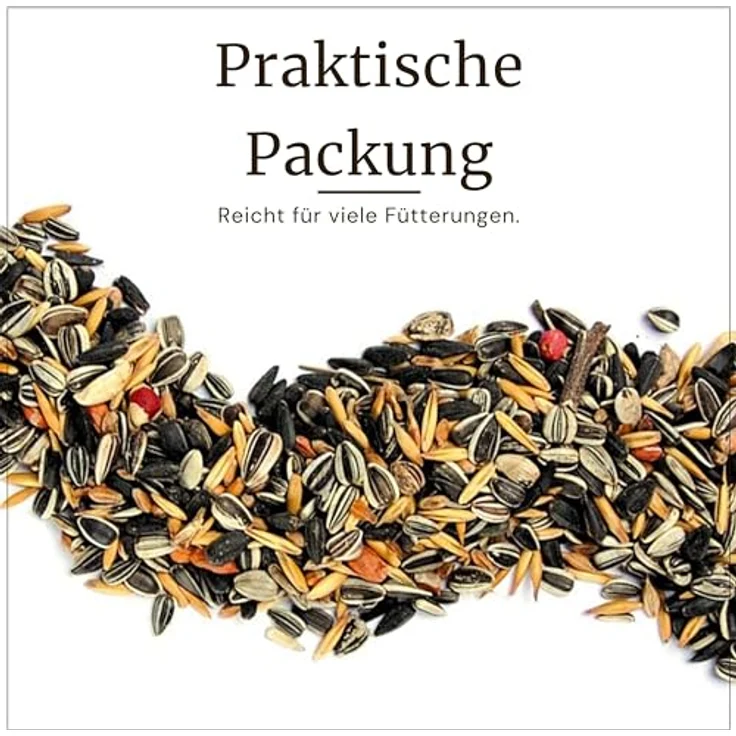 Erdtmann's Streufutter 10 kg, Vogelfutter mit Weizen, Sonnenblumenkernen und Erdnüssen для Singvögel – Bild 7