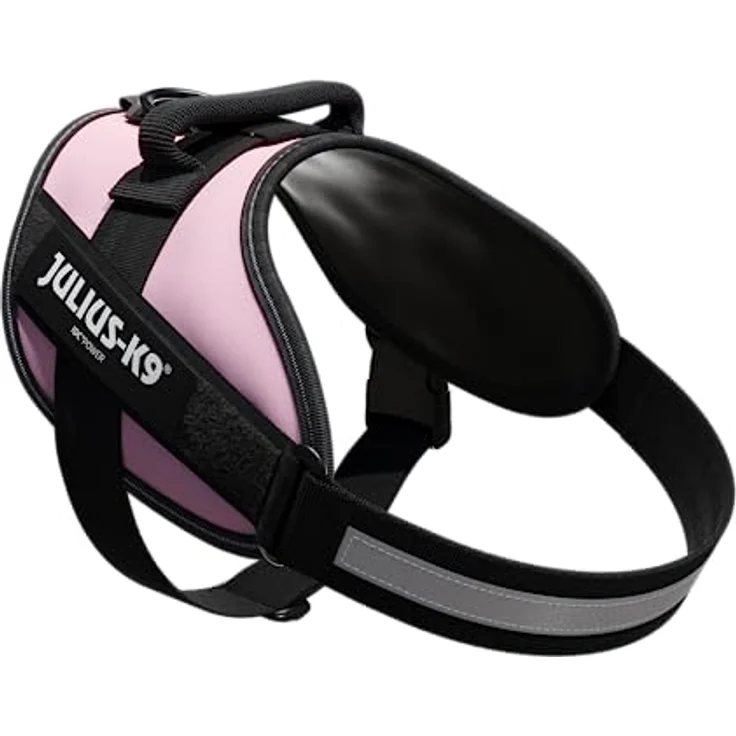 JULIUS K-9 IDC Powergeschirr, Größe M / 0, bruchsichere Fixierungsschnalle, atmungsaktiv, pink – Bild 2