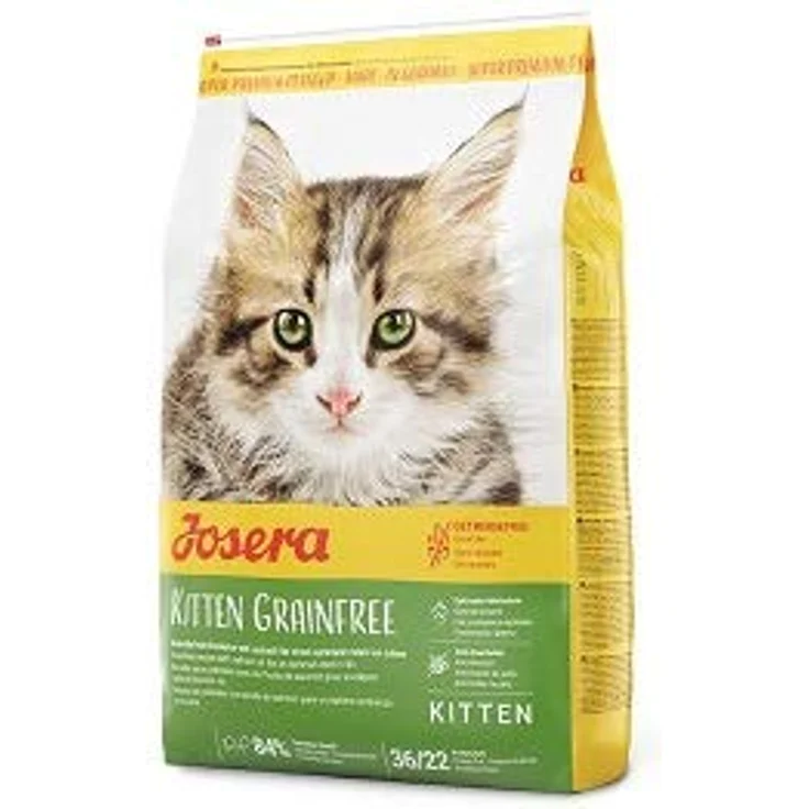 Josera Kitten grainfree, 4,25kg getreidefreies Katzen-Trockenfutter mit Geflügel und Lachsöl für das Wachstum junger Katzen und Katzenmütter – Bild 2