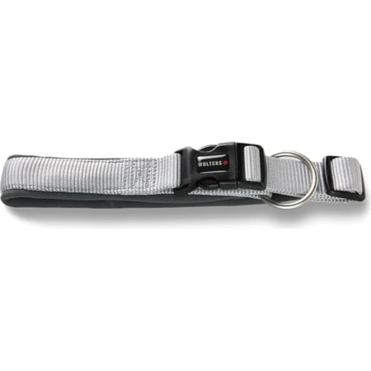 Wolters Professional Comfort Halsband extra-breit, Gr. 10, 60-70 cm x 4,5 cm, silber grau, mit polsterndem Neopren und strapazierfähigem Stoff – Bild 2