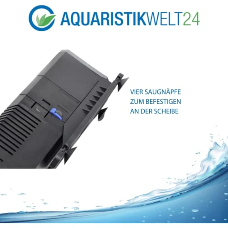 AquaOne CHJ-902, Innenfilter für Aquarien bis 350 Liter, 900 L/h Durchfluss, leiser und energiesparender Aquariumfilter für Süß- und Meerwasser – Bild 5